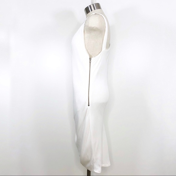 HELMUT LANG Relic Side Twist Crepe Draped Dress - Picture 8 of 12
